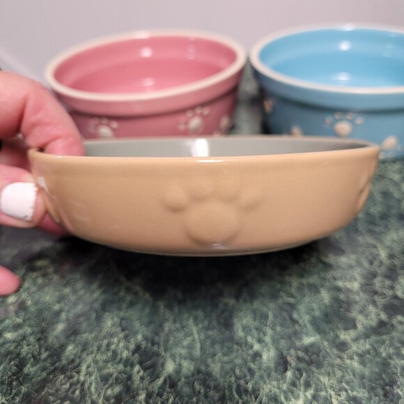 Pet Rage US  3 Small Pet Porcelain Dishes - Picture 2 of 7